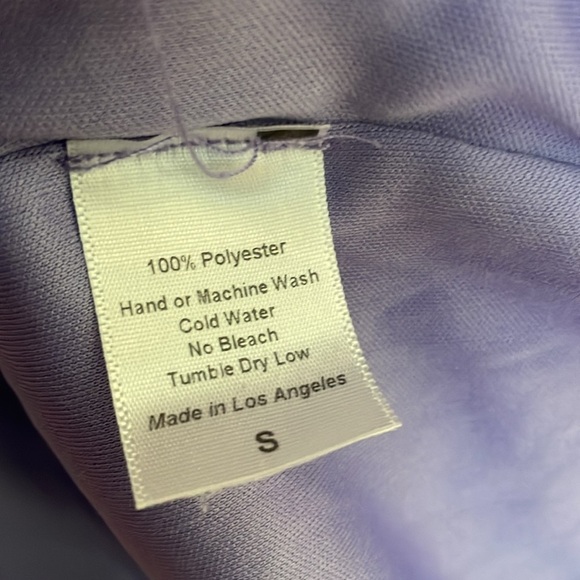 lucy in the sky ruched bodycon dress in purple small - Picture 6 of 9